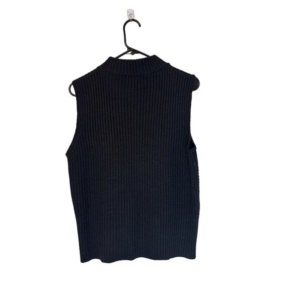 Designers Original Black Suede Vest Woman Size Small - Picture 2 of 4